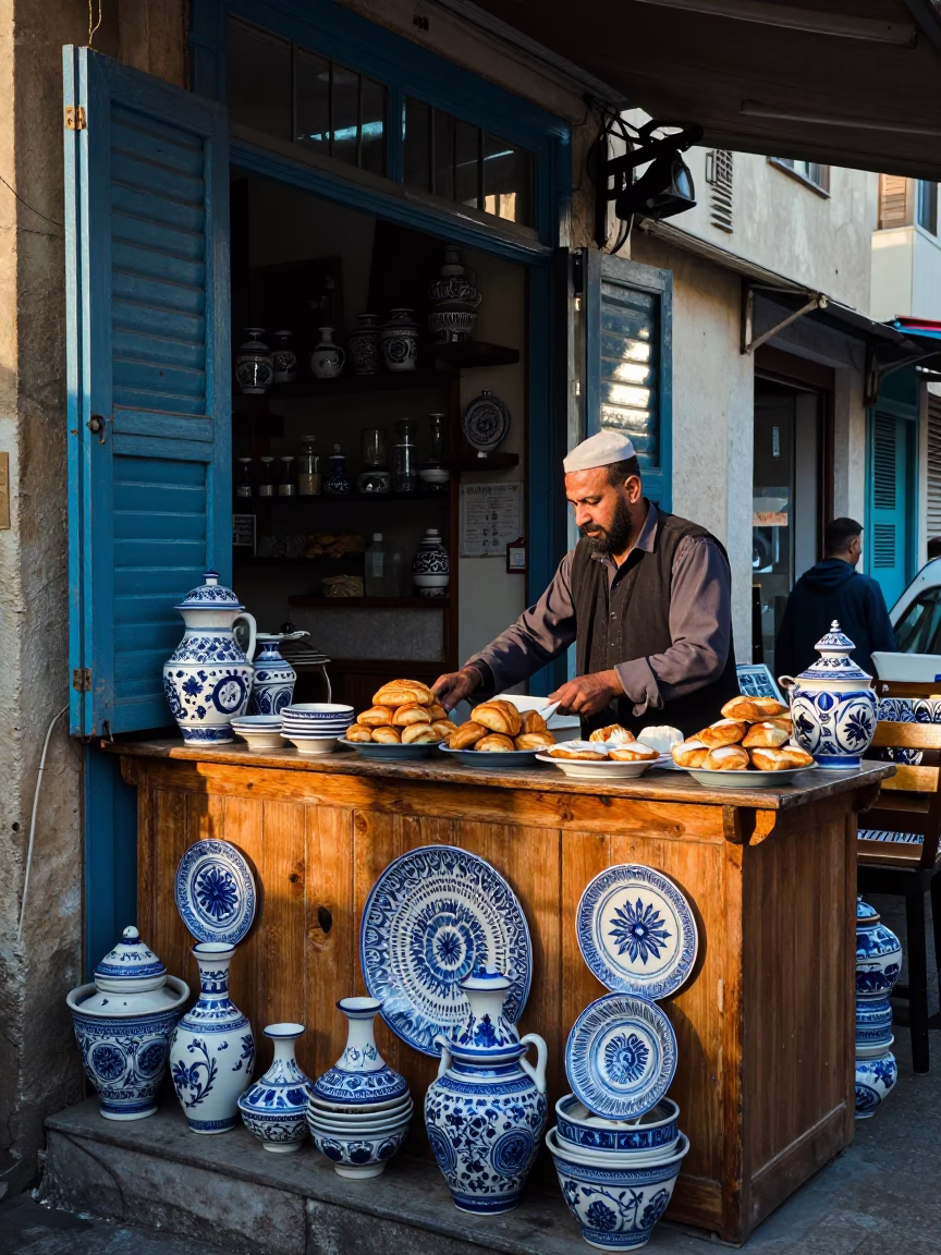 Café Counter in Alexandria in in Alexandria, Egypt
