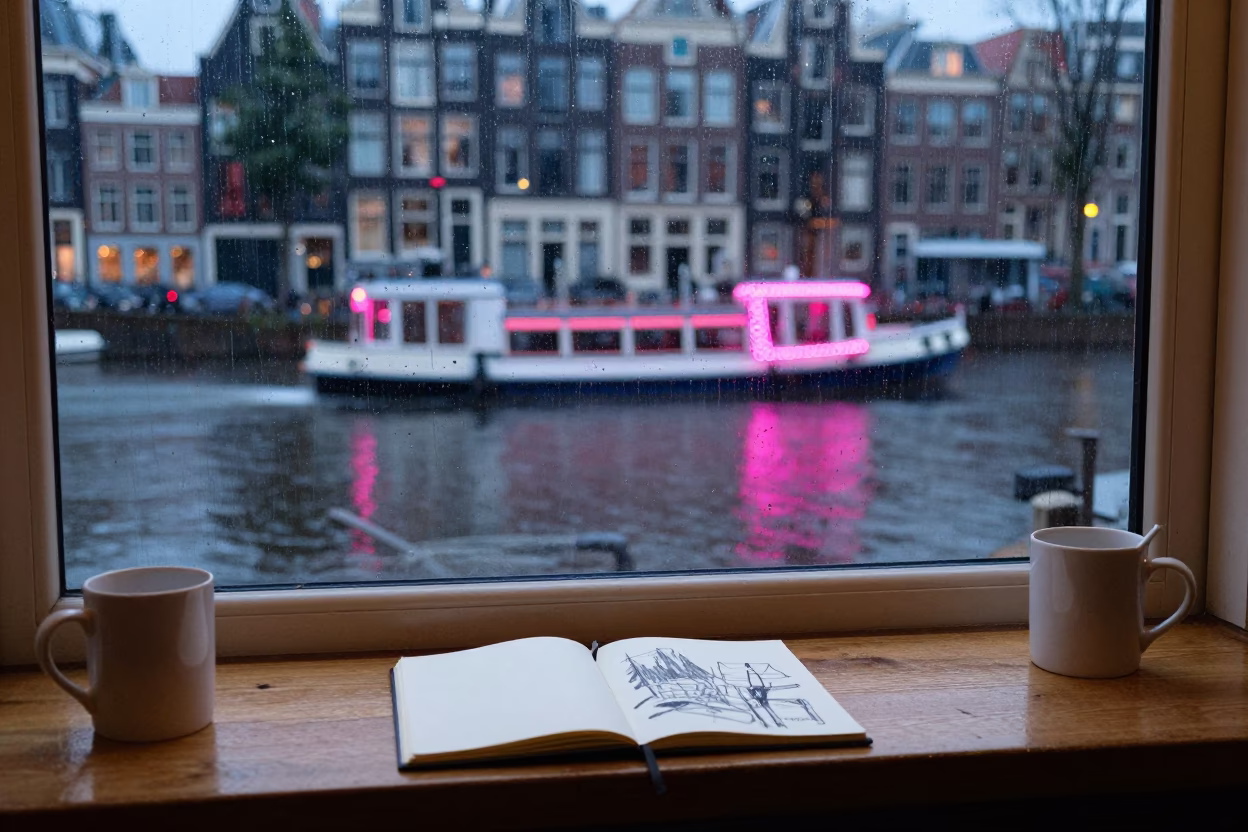 Café Counter in Amsterdam in in Amsterdam, Netherlands