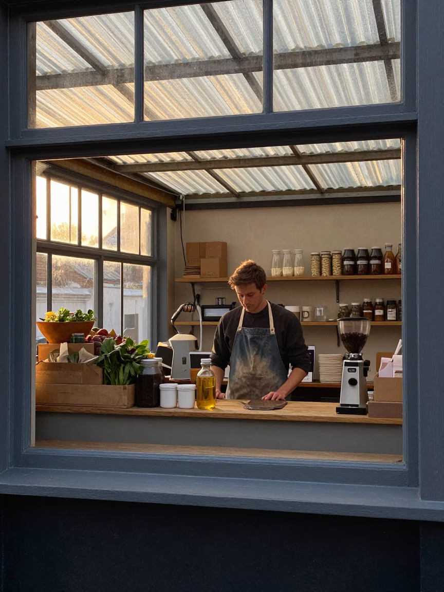 Café Counter in Bristol in in Bristol, United Kingdom