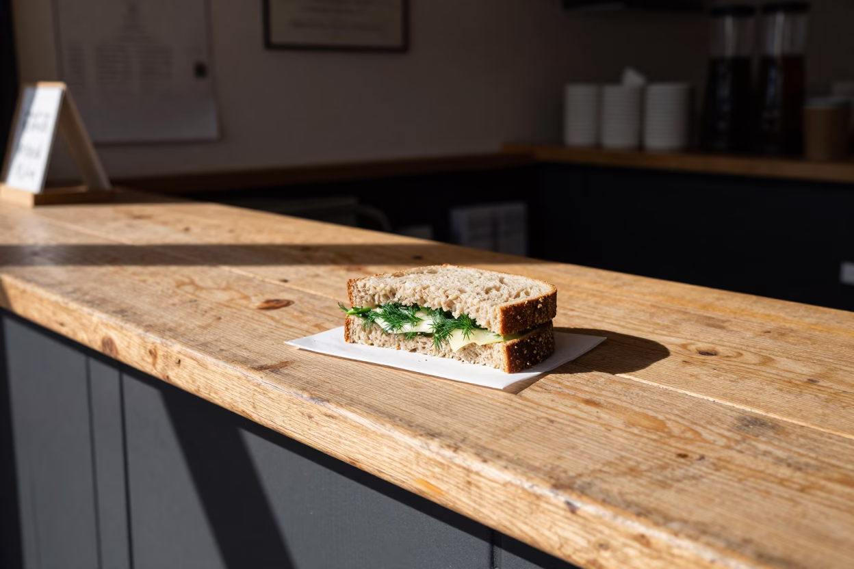 Café Counter in Copenhagen in in Copenhagen, Denmark