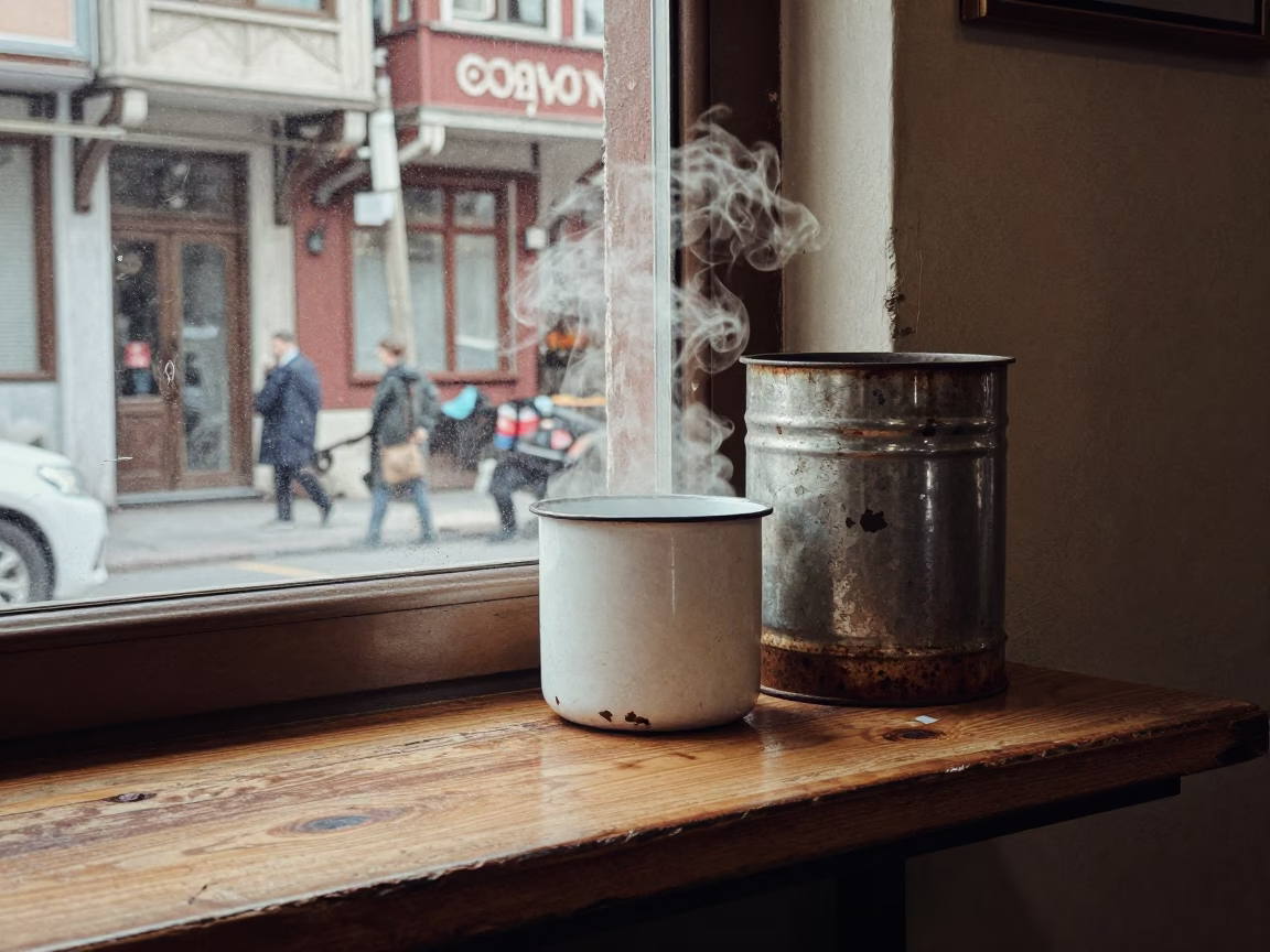Café Counter in Istanbul in in Istanbul, Turkey