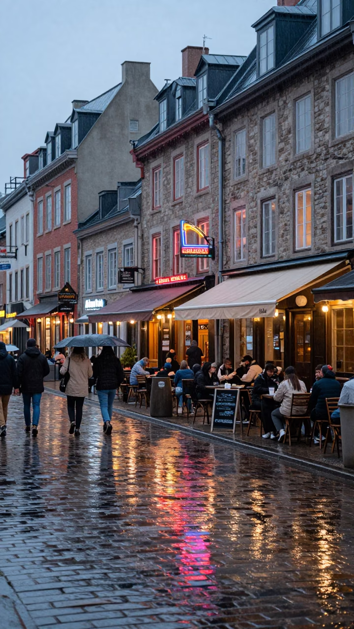 Café Gathering in Quebec City in in Quebec City, Quebec, Canada