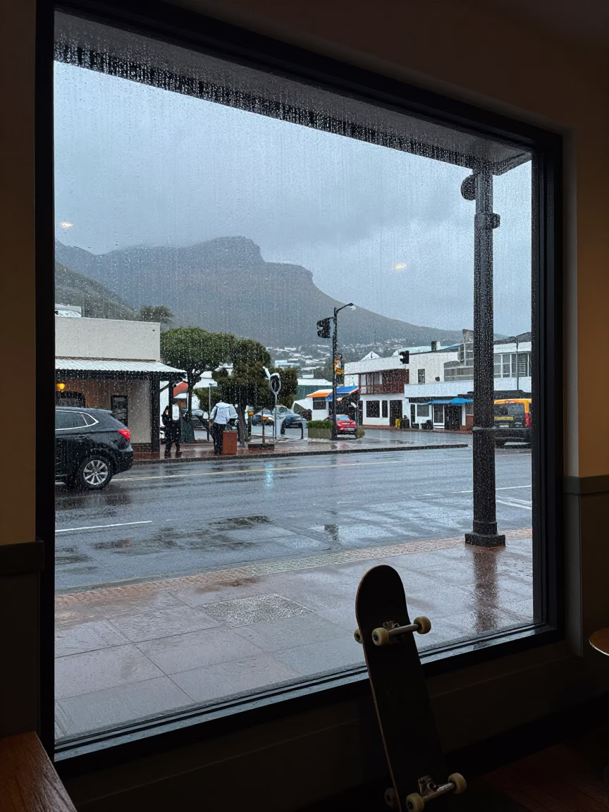 Café Interior in Cape Town in in Cape Town, South Africa