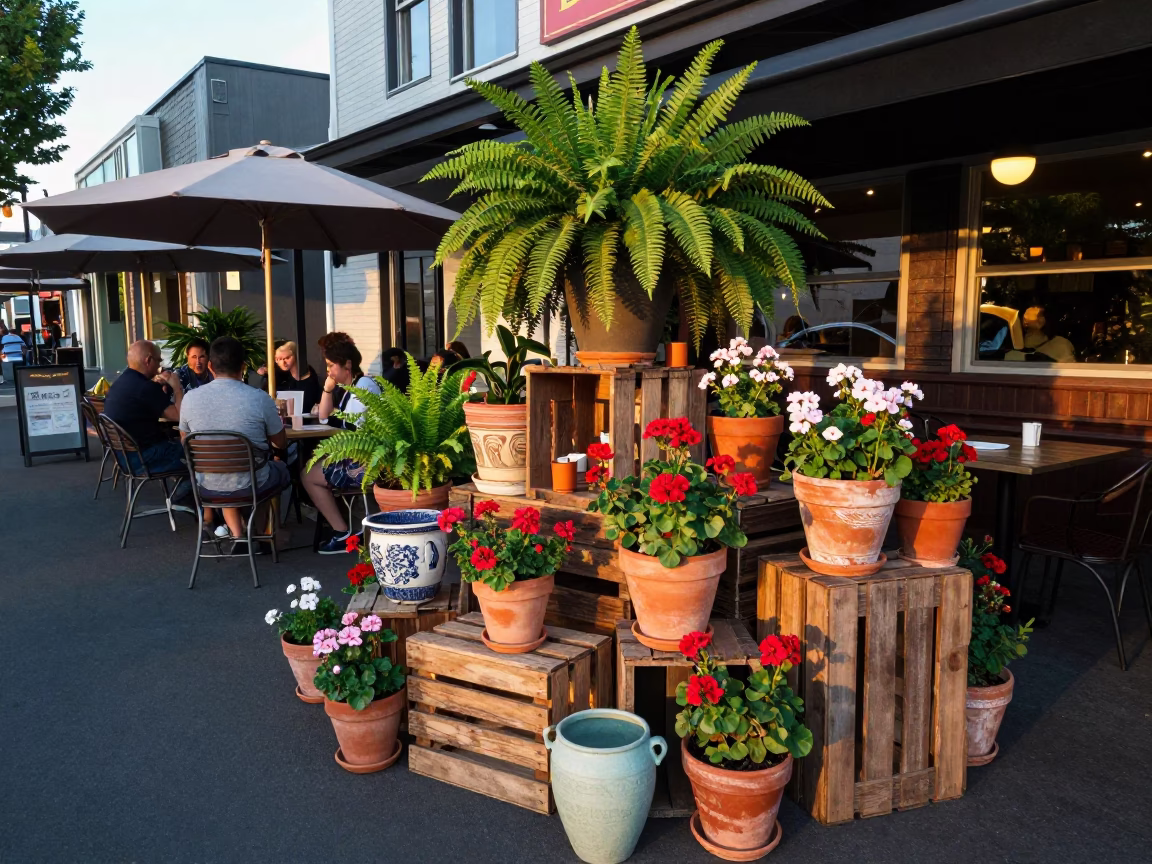 Café Patio in Christchurch in in Christchurch, New Zealand