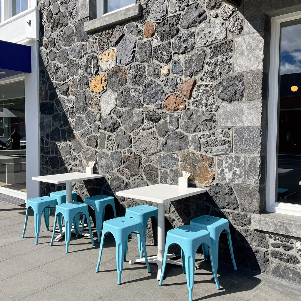 Café Seating in Christchurch in in Christchurch, New Zealand
