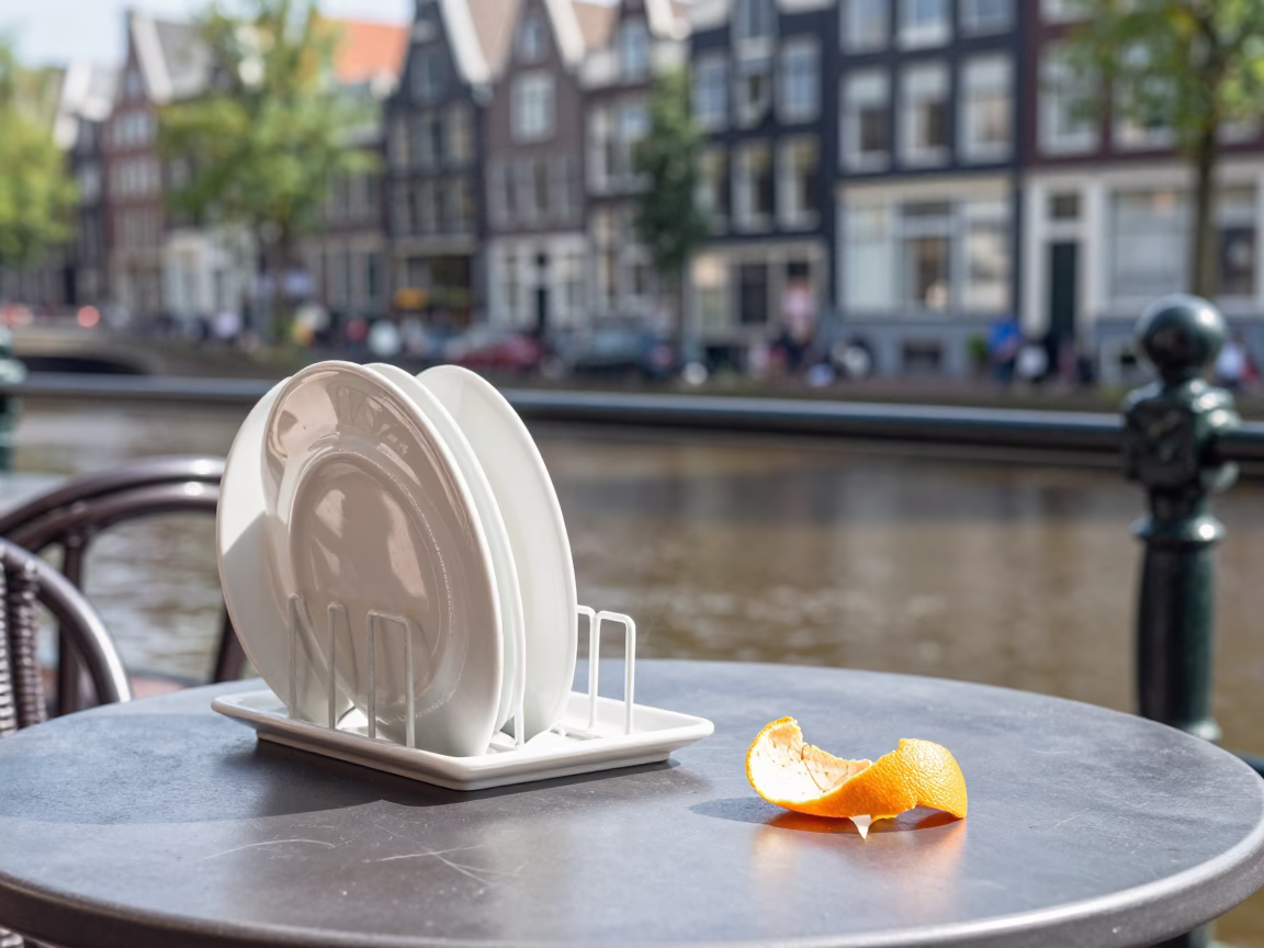 Café Table in Amsterdam in in Amsterdam, Netherlands