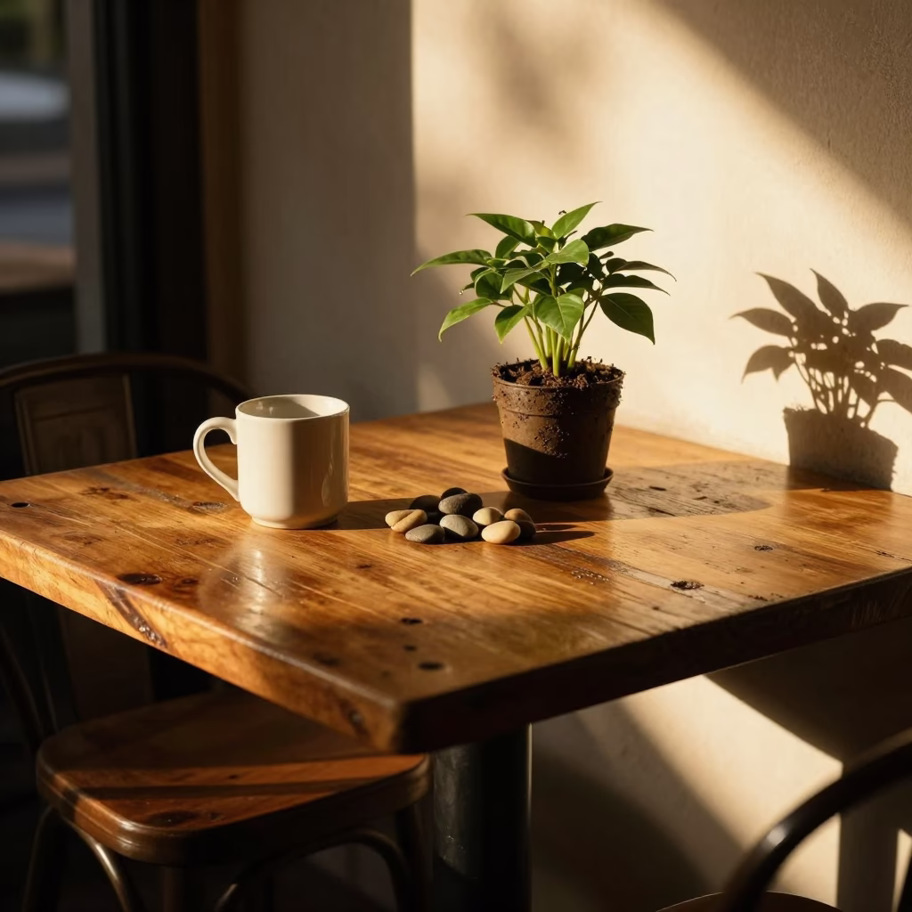 Café Table in Buenos Aires in in Buenos Aires, Argentina