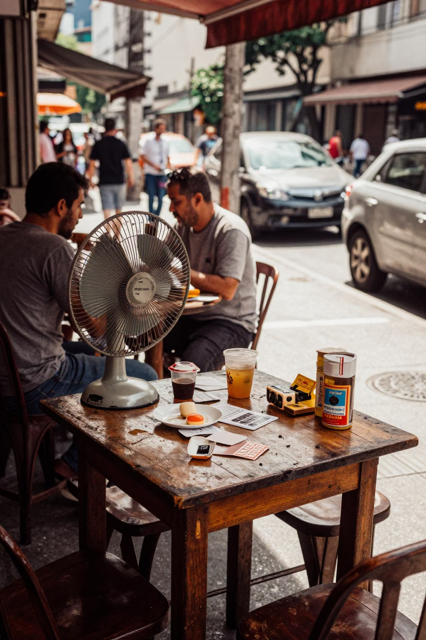 Café Table in São Paulo in in São Paulo, Brazil