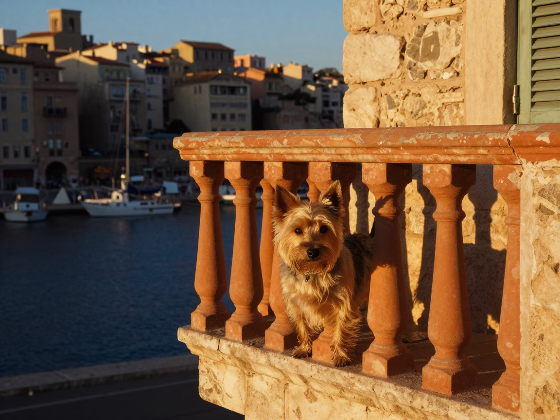 Cairn Terrier in Marseille in in Marseille, France