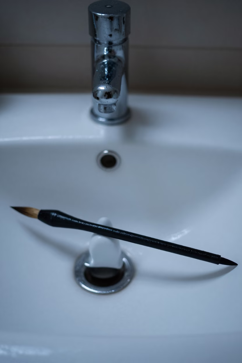 Calligraphy Brush in Fukuoka in in Fukuoka, Japan