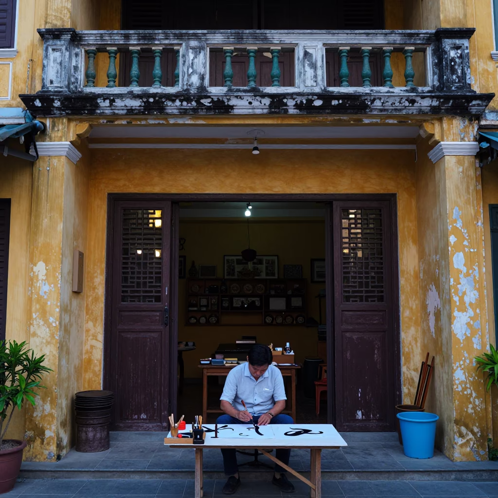 Calligraphy Tools in Hoi An in in Hoi An, Vietnam