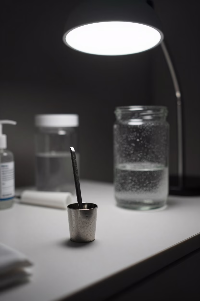 Callus File Cup in Rawalpindi Night Spa in inside a skincare treatment room in Rawalpindi