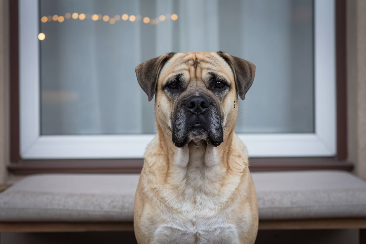 Calupoh Portrait on Window Seat in Zaragoza in on a cushioned window seat with soft side light and an uncluttered background in Zaragoza