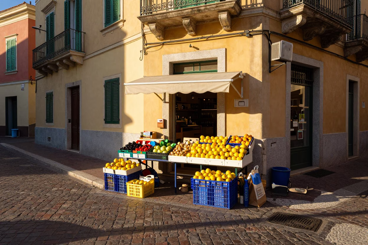 Candid Late Afternoon Scene in Nice France with Local Details in in Nice, France