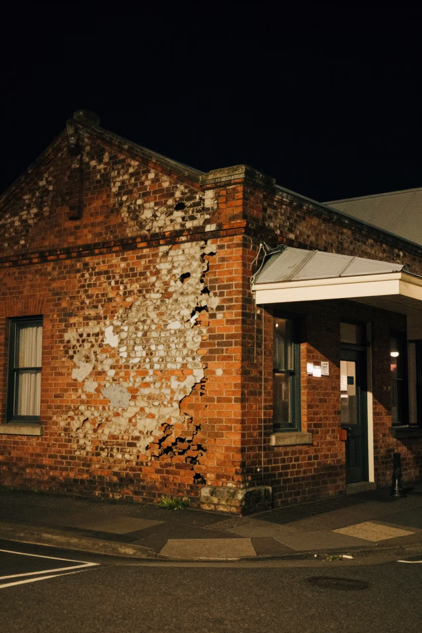 Candid Night Scene in Christchurch New Zealand With Local Street Details and Urban Elements in in Christchurch, New Zealand