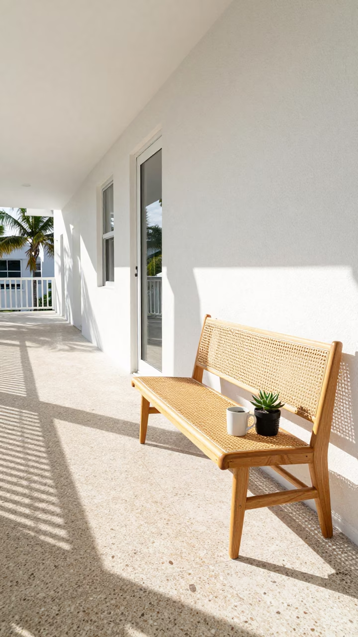 Cane Bench in Miami in in Miami, Florida, United States