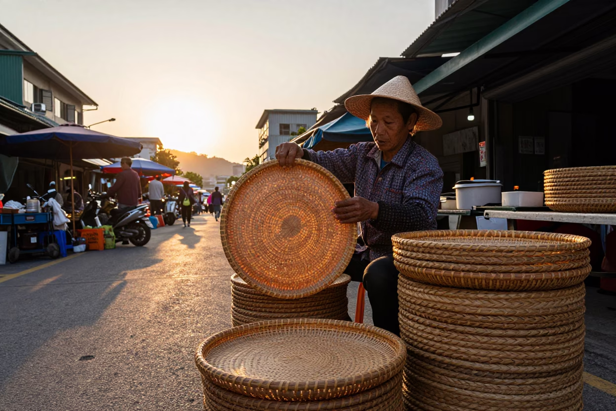 Cane Trays in Kaohsiung in in Kaohsiung, Taiwan