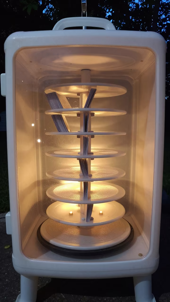Canine Rehab Balance Disk Rack in Night Kennel in inside a grooming bay near Ottawa
