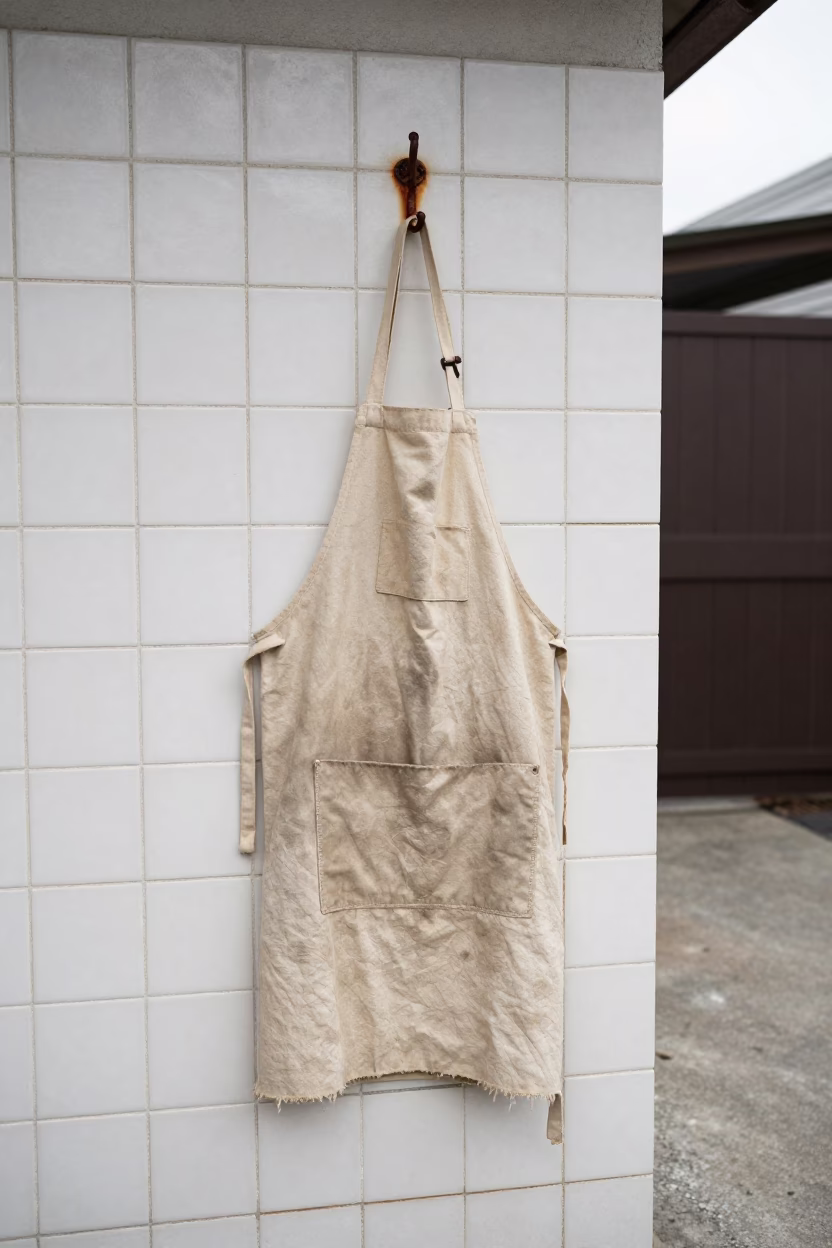 Canvas Apron in Los Angeles in in Los Angeles, United States