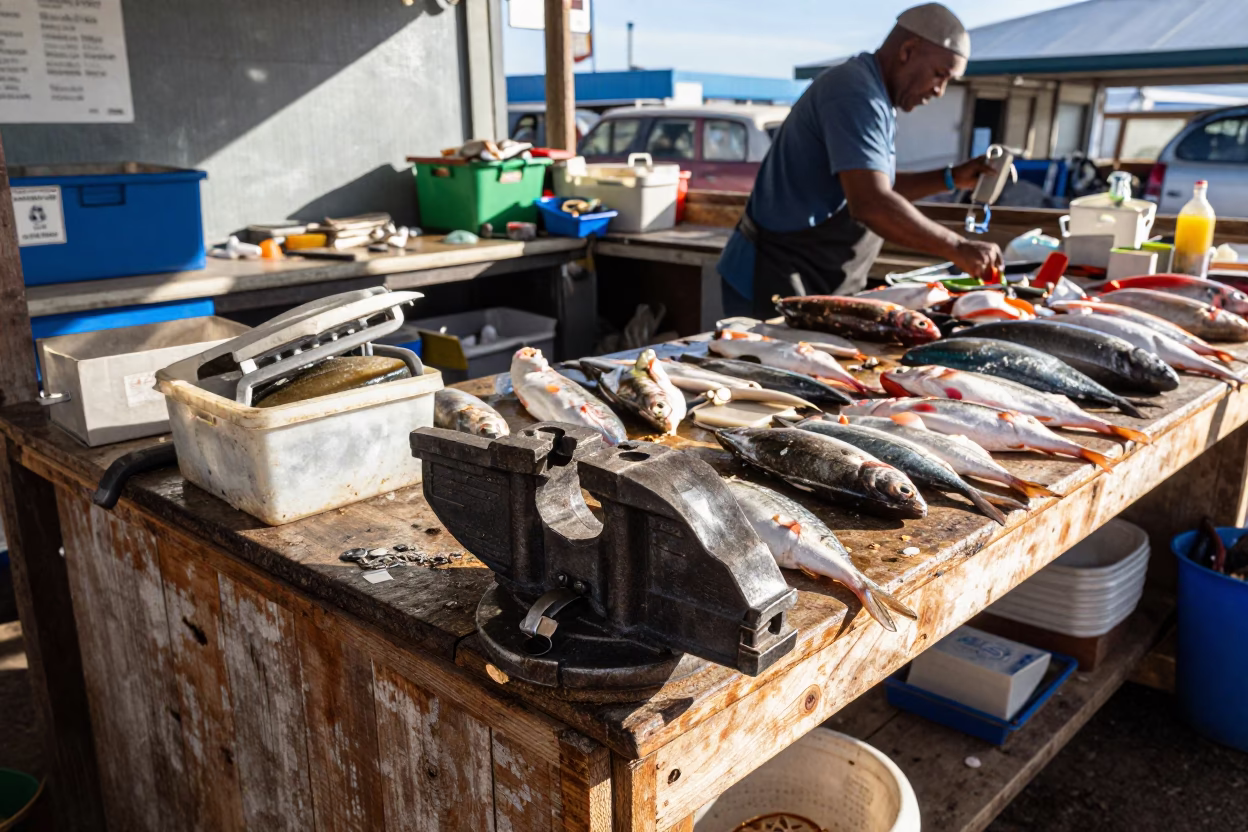 Cape Town Fishmonger Workbench in in Cape Town, South Africa