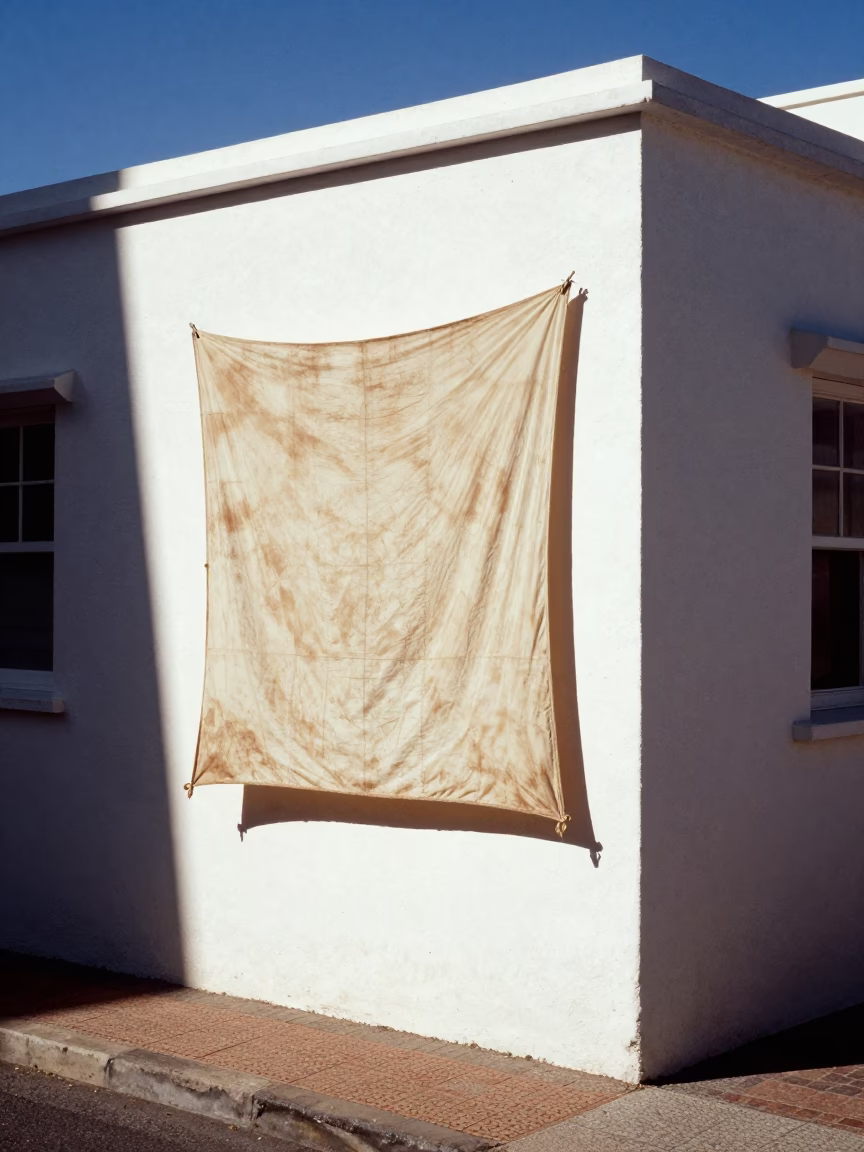 Cape Town Noon Light at The Flat Glare Of Noon Light in in Cape Town, South Africa