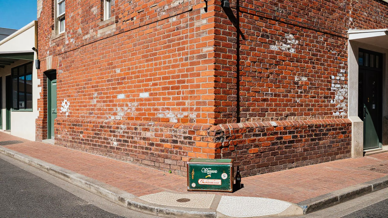 Cape Town South Africa Noon Street Scene with Vintage Shoebox and Bottle Opener in in Cape Town, South Africa