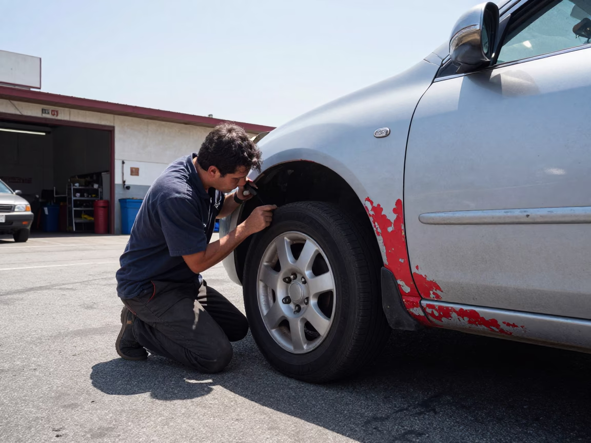 Car Fender in Los Angeles in in Los Angeles, California, United States