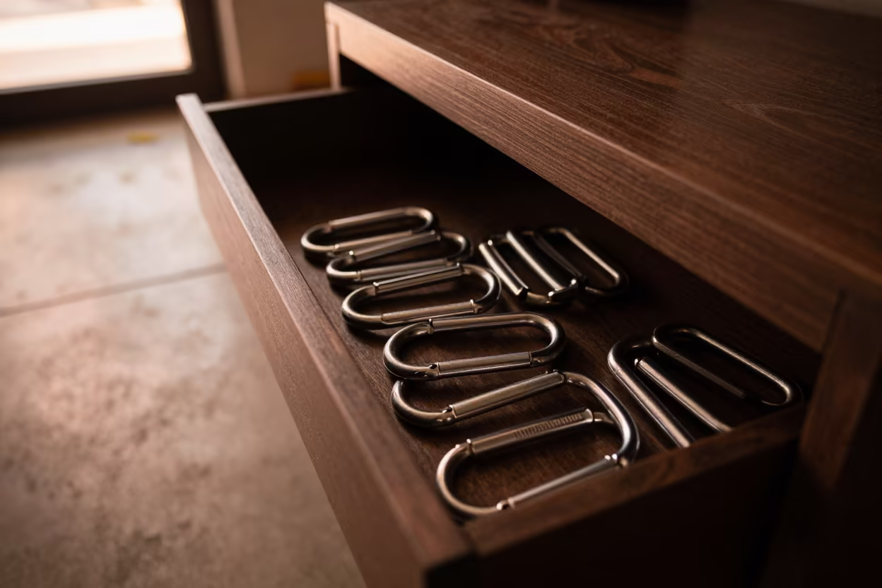 Carabiner Drawer Window Light Lubango in inside a yoga studio before the session begins near Lubango