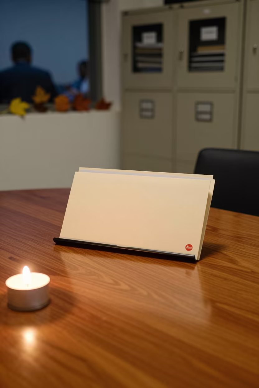 Card Dispute Folder in Kollam Office Candlelight in inside a conference room in Kollam