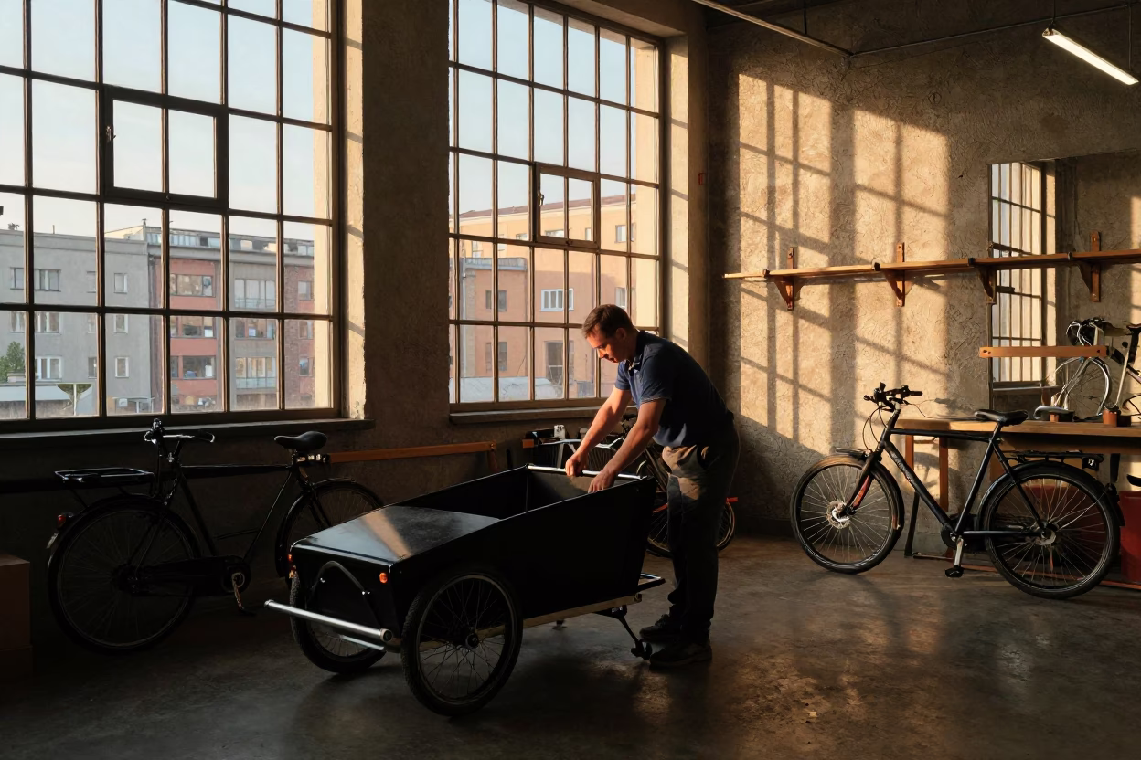 Cargo Bike in Berlin in in Berlin, Germany