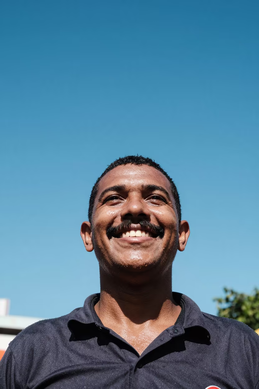 Carnival Barker Recife Noon Portrait in in Recife