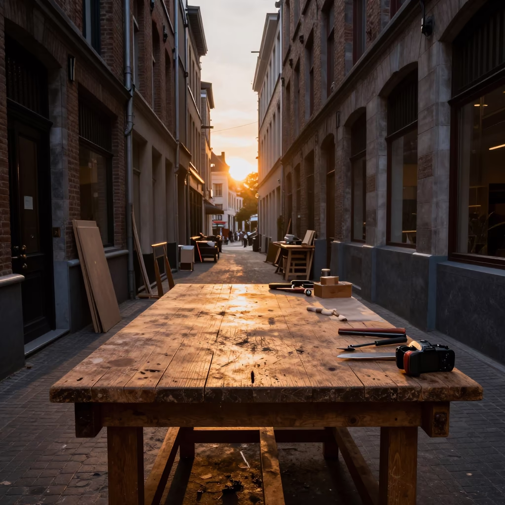 Carpentry Workbench in Brussels in in Brussels, Belgium