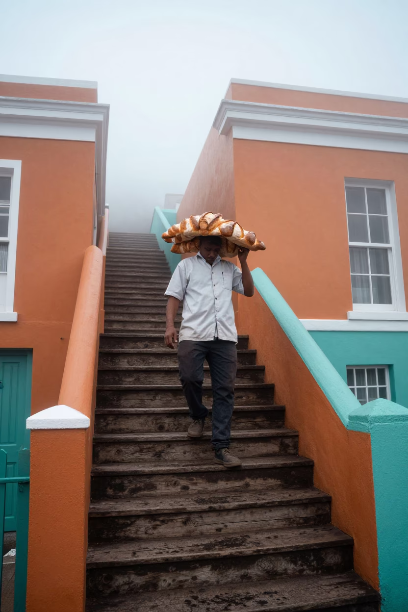Carrying Sourdough in Cape Town in in Cape Town, South Africa
