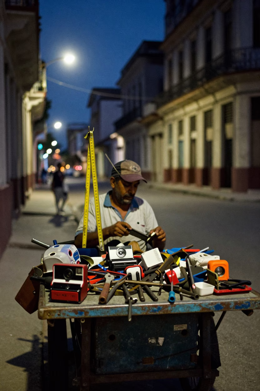 Cart Cluttered in Havana in in Havana, Cuba