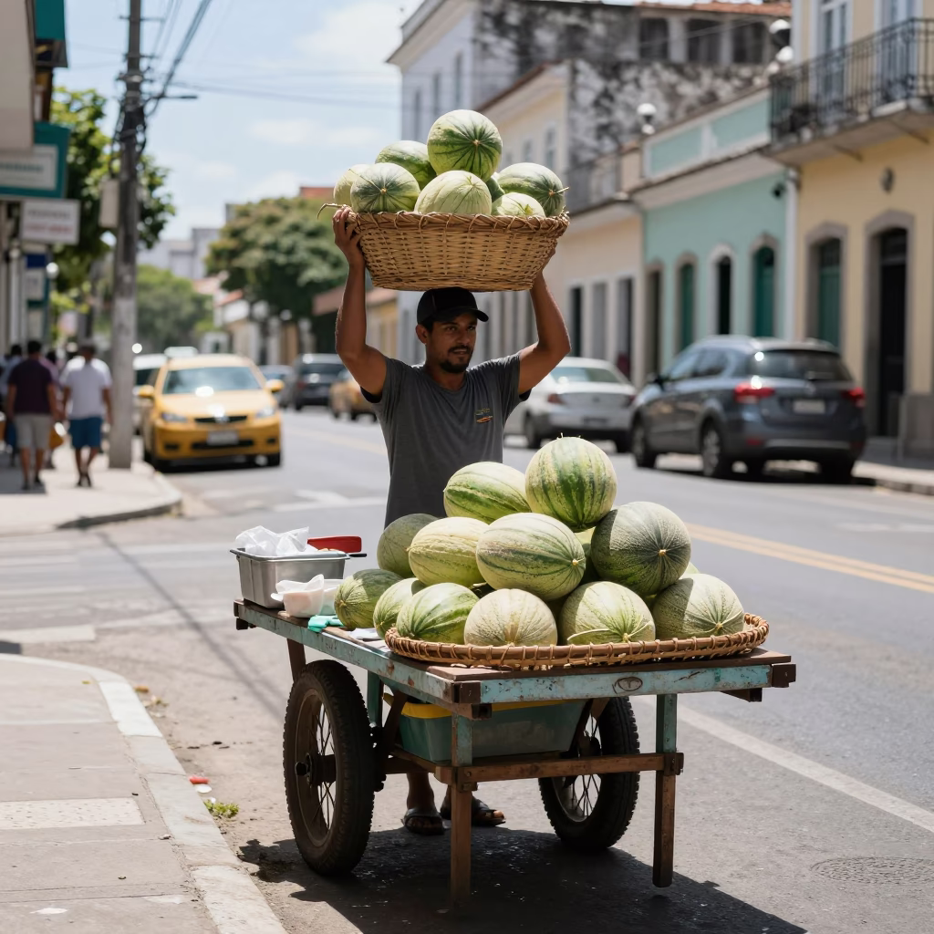 Cart Setup in Salvador in in Salvador, Brazil