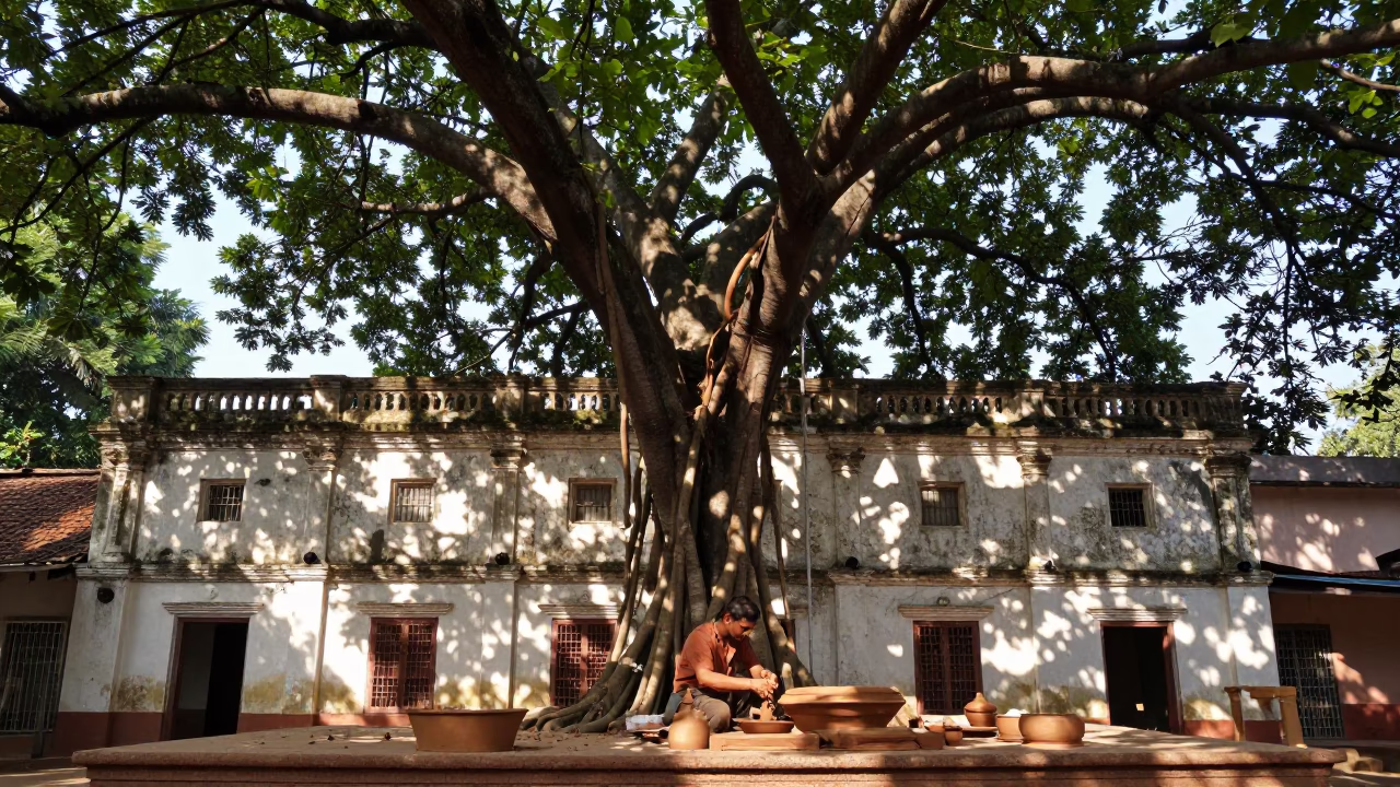 Carving Clay in Kolkata in in Kolkata, India