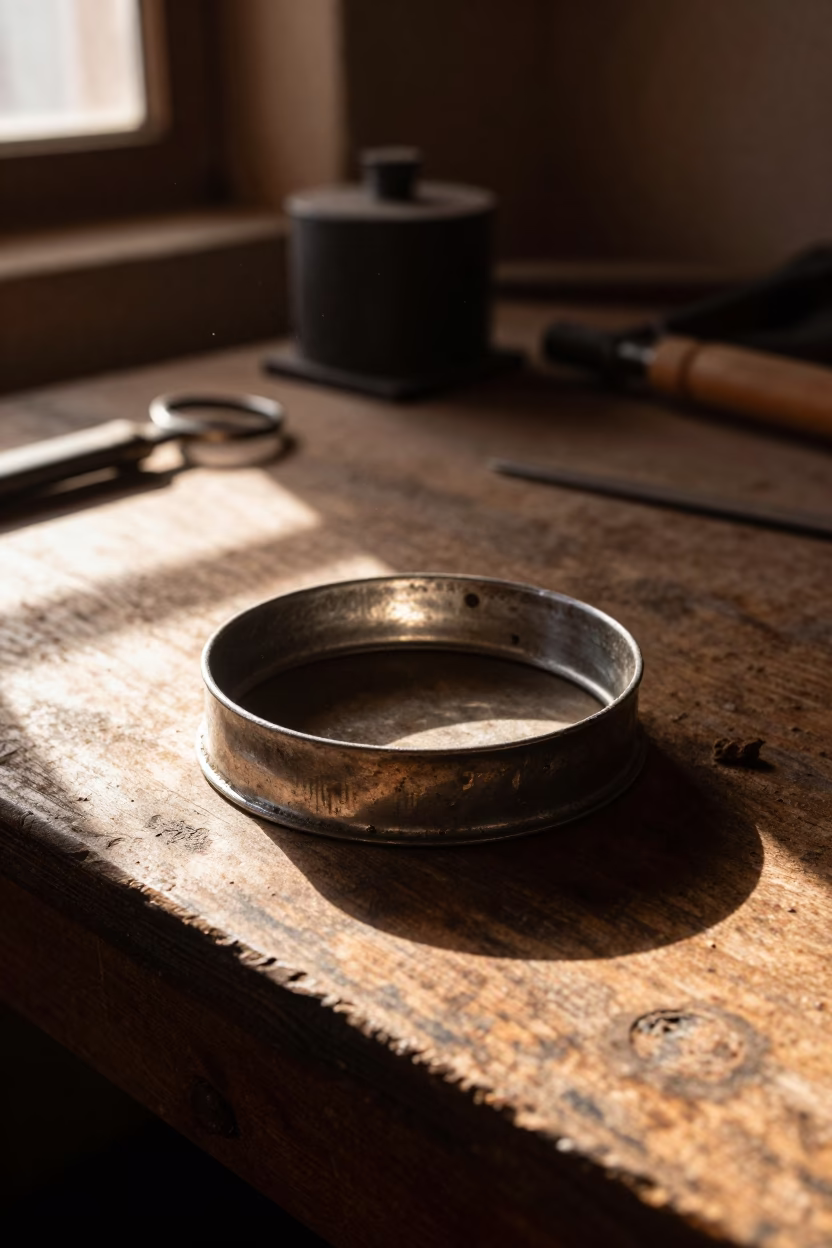 Casablanca Dented Metal Rim in in Casablanca, Morocco