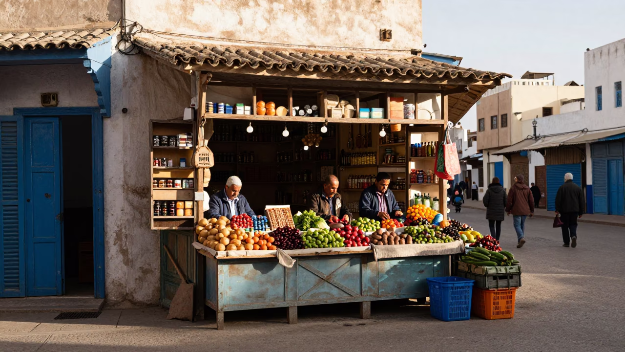 Casablanca Late Morning at The Late Morning Light in in Casablanca, Morocco