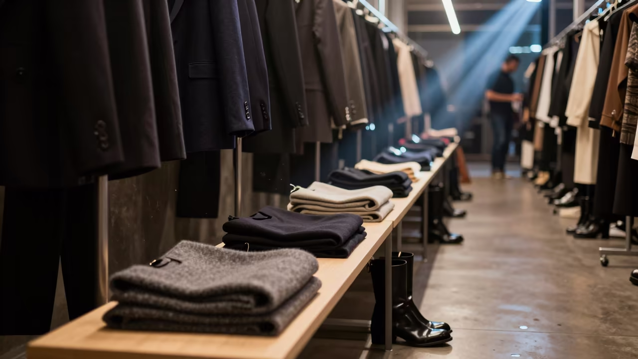 Cashmere and Boots in Curitiba Backstage in in a backstage changing corridor in Curitiba