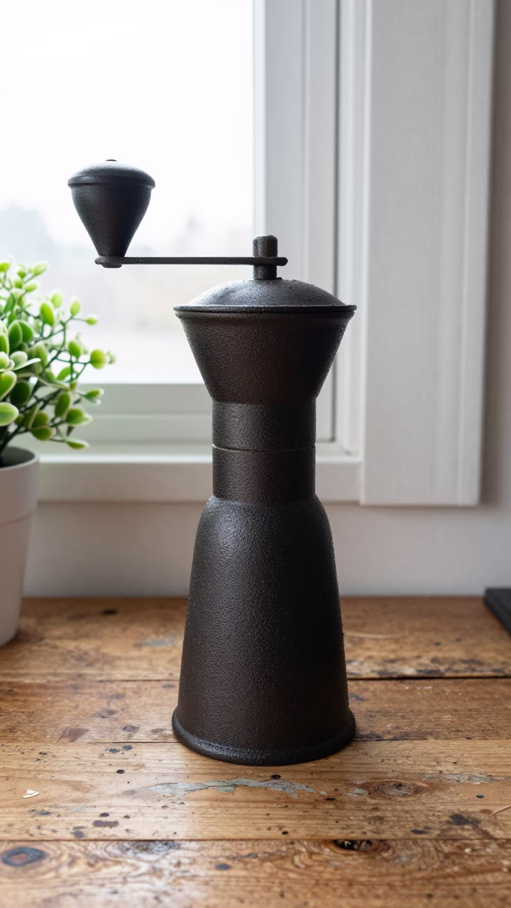 Cast Iron Coffee Grinder in Portland in in Portland, United States