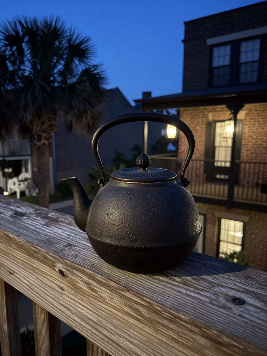 Cast Iron Tea Kettle in Charleston in in Charleston, United States