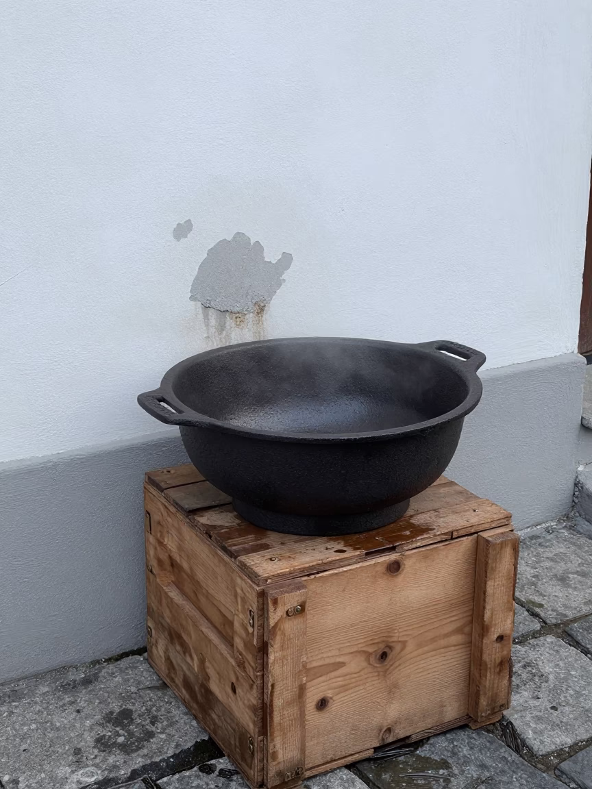 Cast Iron Wash Basin in Budapest in in Budapest, Hungary
