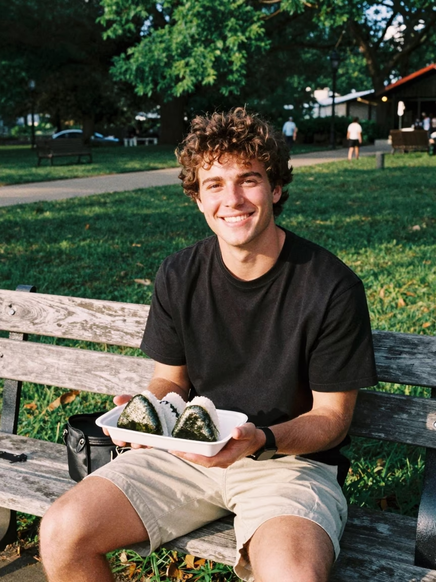 Casual Outdoor Lunch at a Nashville Tennessee Park in Early Afternoon Sunlight in in Nashville, Tennessee, United States