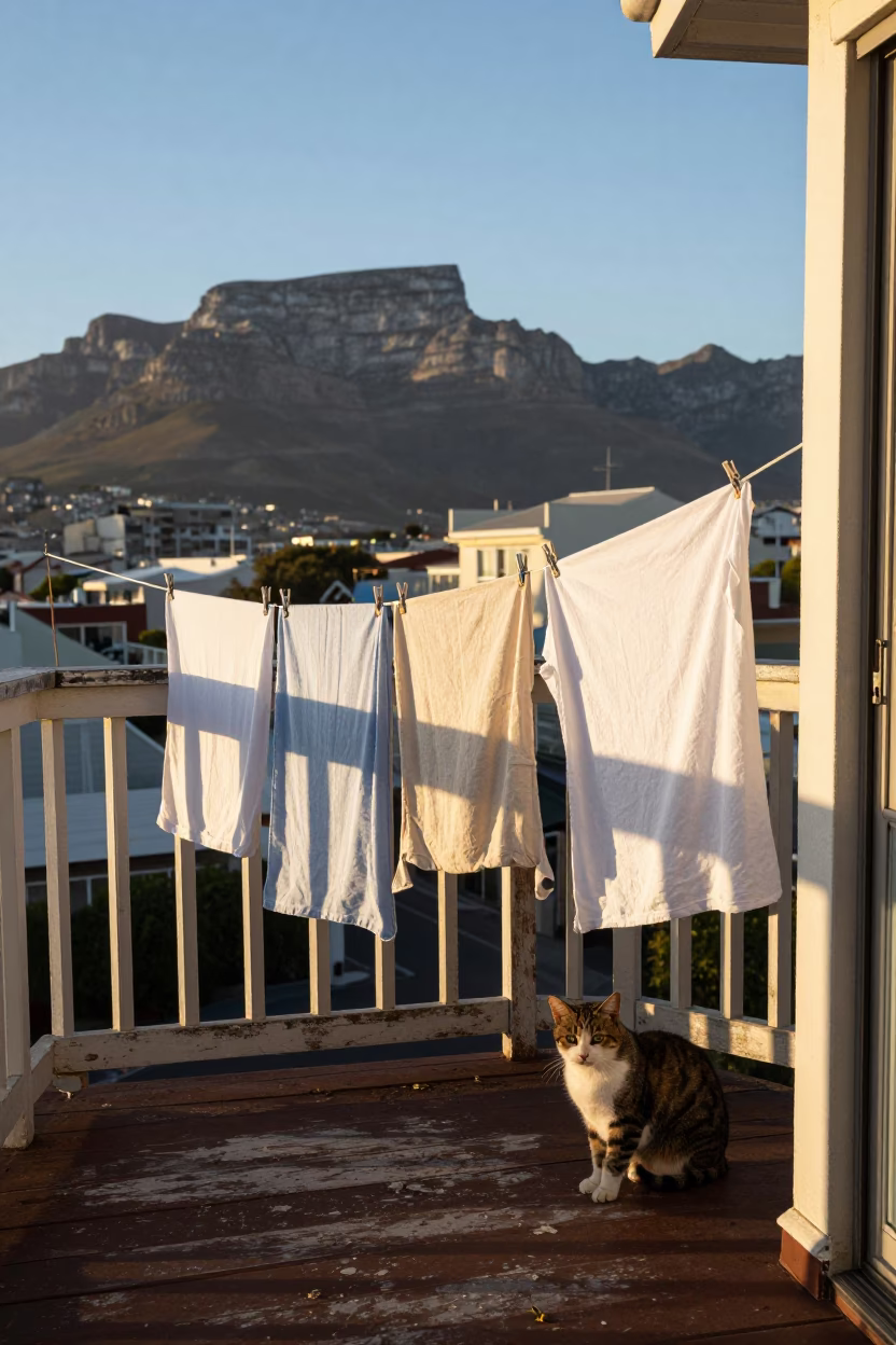 Cat in Cape Town in in Cape Town, South Africa