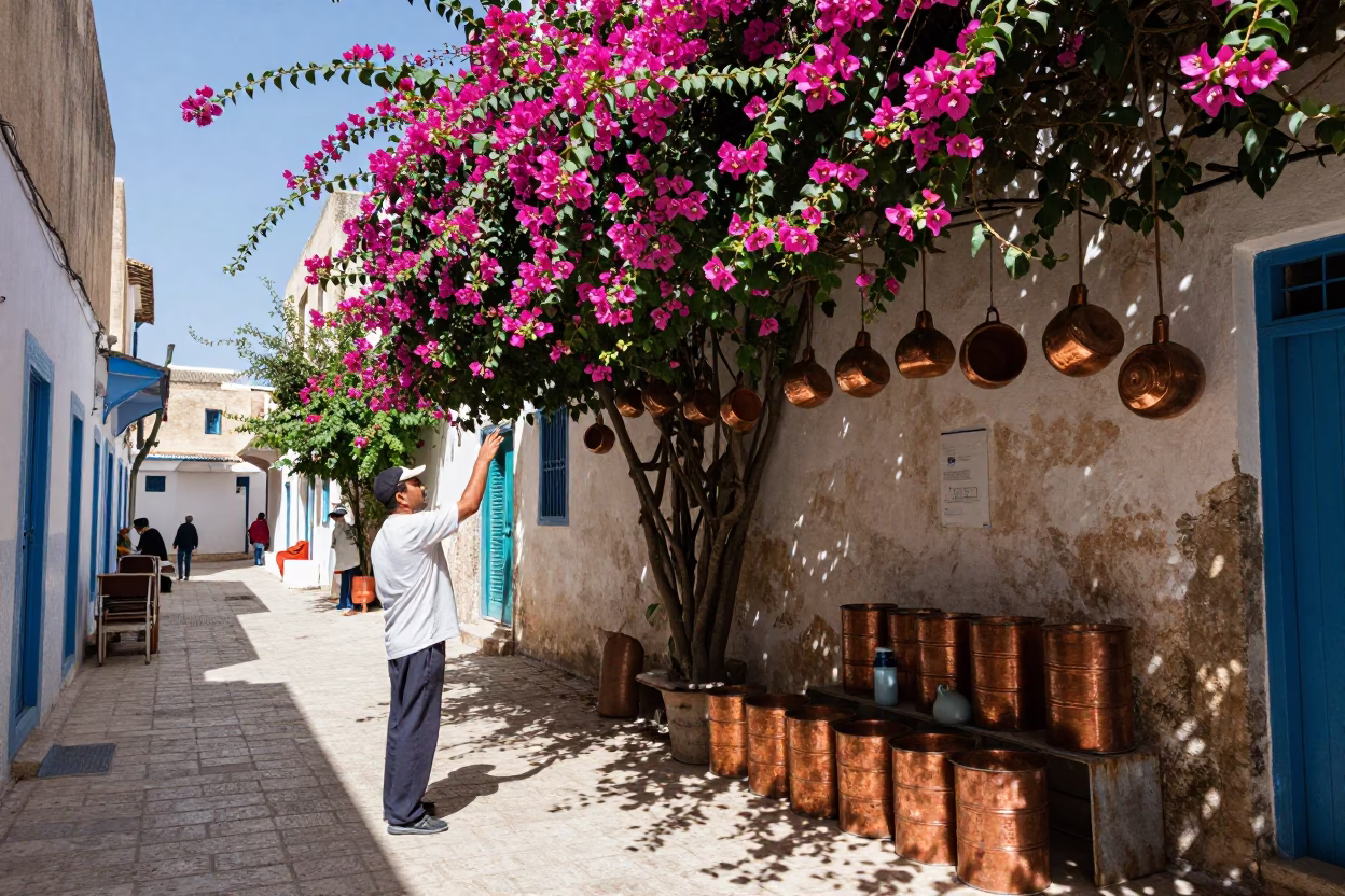 Catching Light at Afternoon Light in Tunis in in Tunis, Tunisia