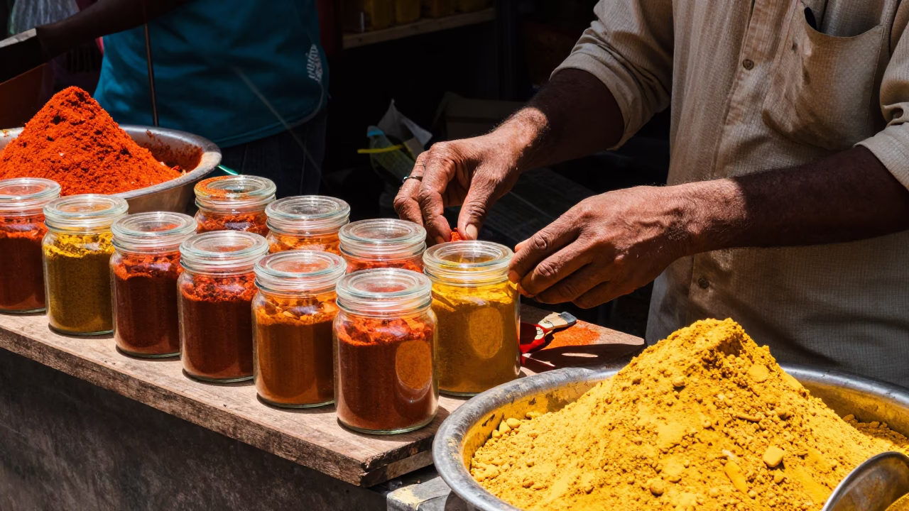 Catching Light in Hyderabad at Midday Light in in Hyderabad, India
