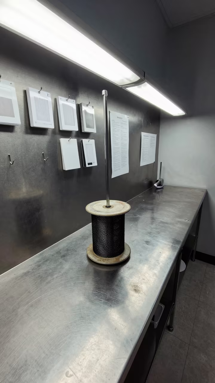 Catio Mesh Repair Spool in Dallas Grooming Bay in inside a grooming bay in Dallas