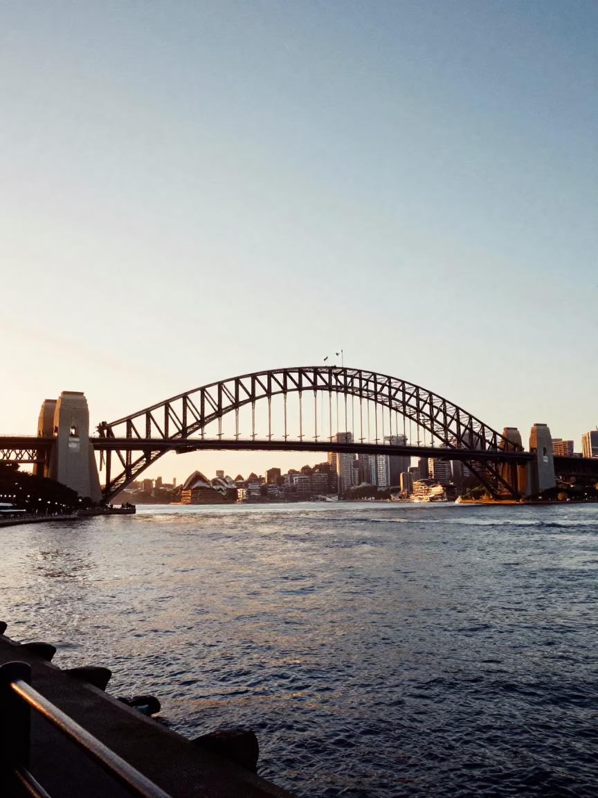 CBD at As First Light Reaches The Scene in Sydney in in Sydney, New South Wales, Australia