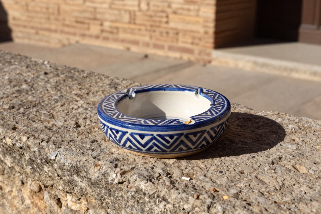 Ceramic Ashtray in Granada in in Granada, Spain