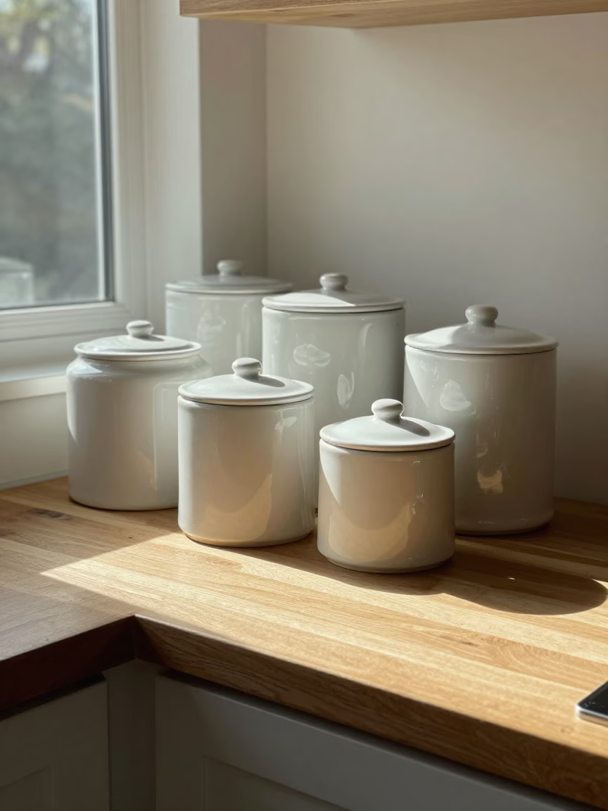 Ceramic Canisters in Portland in in Portland, Oregon, United States